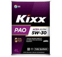 Моторное масло Kixx PAO А3/В4 5W-30, 4 л