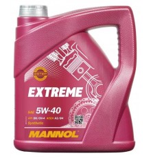 Моторное масло Mannol Extreme 5W-40, 4 л