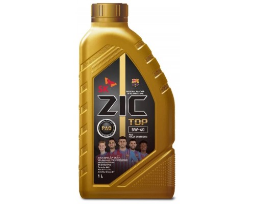 Моторное масло ZIC TOP 5W-40, 1 л