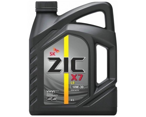 Моторное масло ZIC X7 LS 10W-30, 4 л