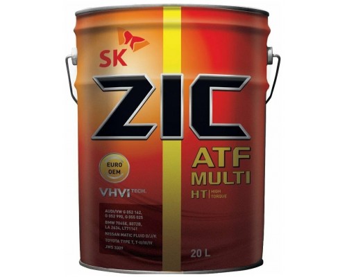 Трансмиссионное масло ZIC ATF Multi HT, 20 л