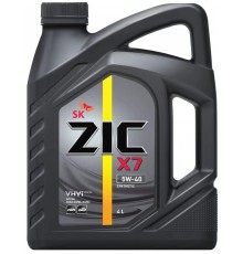 Моторное масло ZIC X7 5W-40, 4 л