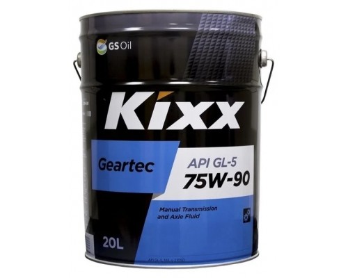 Трансмиссионное масло Kixx Geartec GL-5 75W-90, 20 л