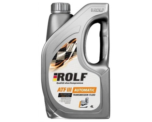 Трансмиссионное масло ROLF ATF III, 4 л пластик