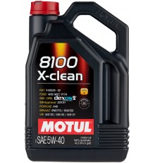 Моторное масло Motul 8100 X-clean 5W40, 4 л