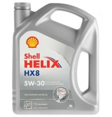 Моторное масло SHELL Helix HX8 Synthetic 5W-30, 4 л