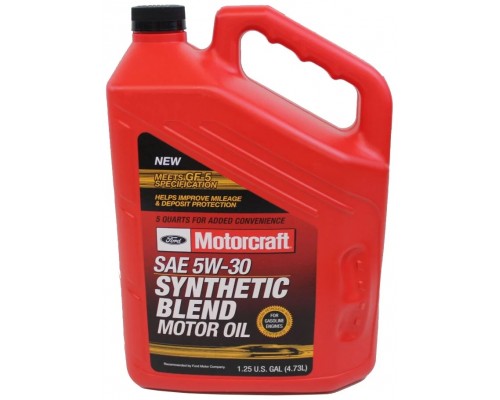 Моторное масло Ford Motorcraft SAE 5W30 Synthetic Blend, 4.73 л