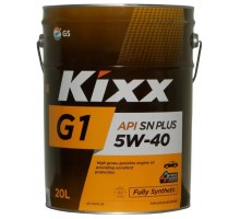 Моторное масло Kixx G1 SN Plus 5W-40, 20 л