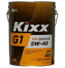 Моторное масло Kixx G1 SN Plus 5W-40, 20 л