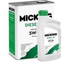 Моторное масло Micking Diesel Oil PRO1 5W-40 акция 4+1, 5 л