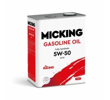 Моторное масло Micking Gasoline Oil MG1 5W-50, 4 л