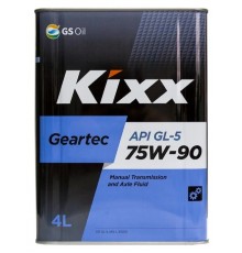 Трансмиссионное масло Kixx Geartec GL-5 75W-90, 4 л