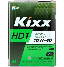 Моторное масло Kixx HD1 CI-4 10W-40, 4 л