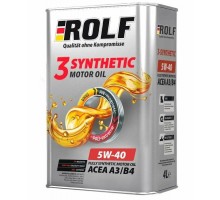 Моторное масло ROLF 3-SYNTHETIC 5W-30, 4 л