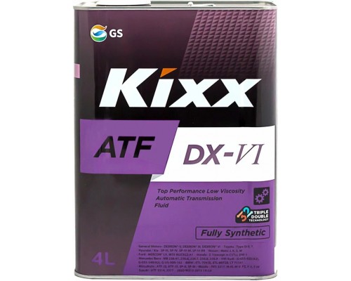 Трансмиссионная жидкость Kixx ATF DX-VI, 4 л