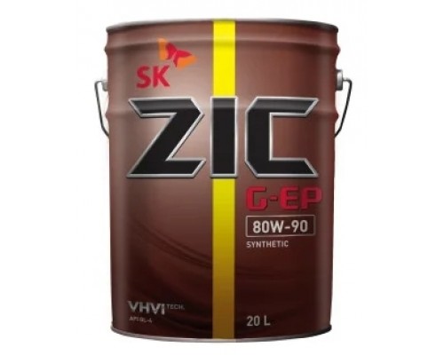 Трансмиссионное масло ZIC G-EP 80W-90, 20 л