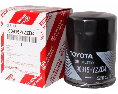 Масляный фильтр TOYOTA 90915-YZZD4