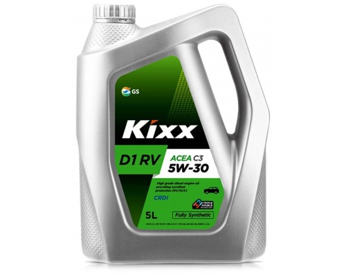 Моторное масло Kixx D1 RV 5W-30 C3, 5 л