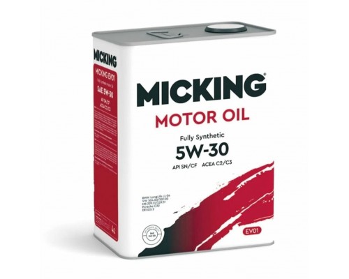 Моторное масло Micking Motor Oil EVO1 5W-30, 4 л