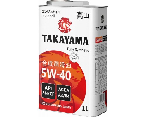 Моторное масло TAKAYAMA Adaptec 5W-40, 1 л