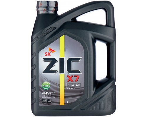 Моторное масло ZIC X7 Diesel 10W-40, 4 л