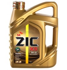 Моторное масло ZIC X9 5W-40, 4 л