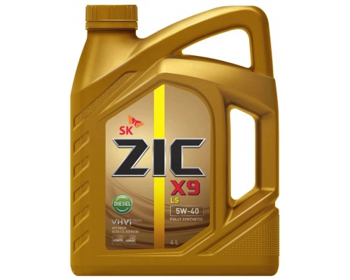 Моторное масло ZIC X9 LS Diesel 5W-40, 4 л