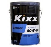 Трансмиссионное масло Kixx Geartec GL-5 80W-90, 20 л