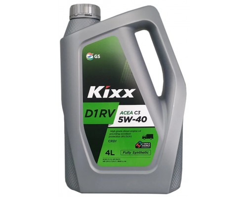 Моторное масло Kixx D1 RV 5W-40 C3, 4 л