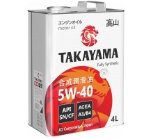 Моторное масло TAKAYAMA Adaptec 5W-40, 4 л