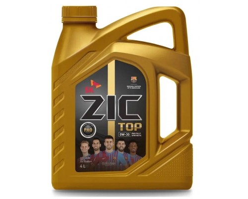 Моторное масло ZIC TOP 0W-30, 4 л