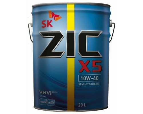 Моторное масло ZIC X5 10W-40, 20 л