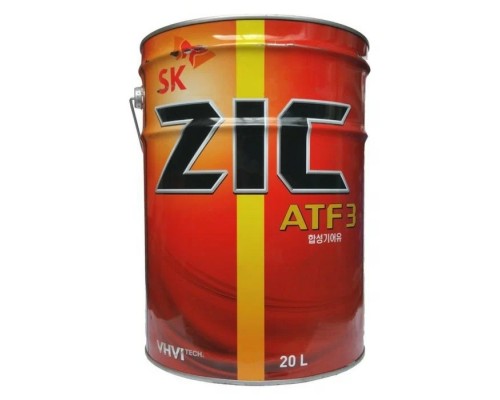 Трансмиссионное масло ZIC ATF 3, 20 л