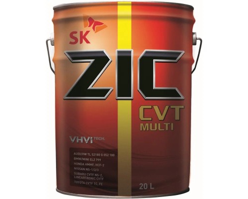 Трансмиссионное масло ZIC CVT Multi, 20 л