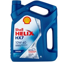 Моторное масло SHELL Helix HX7 Diesel 10W-40, 4 л