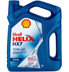 Моторное масло SHELL Helix HX7 Diesel 10W-40, 4 л