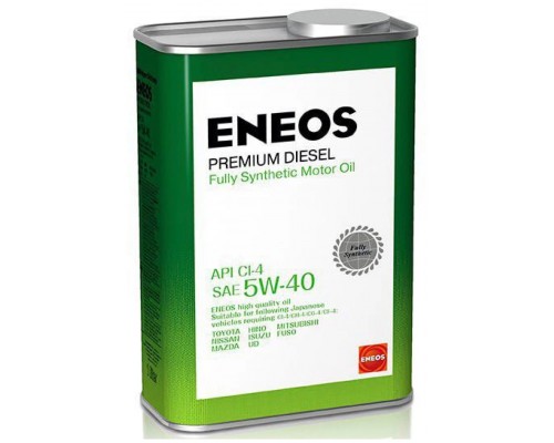 Моторное масло ENEOS Premium Diesel 5W-40, 1 л
