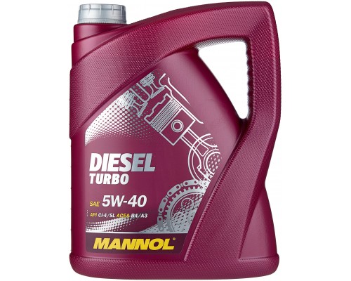 Моторное масло Mannol Diesel Turbo 5W-40, 5 л