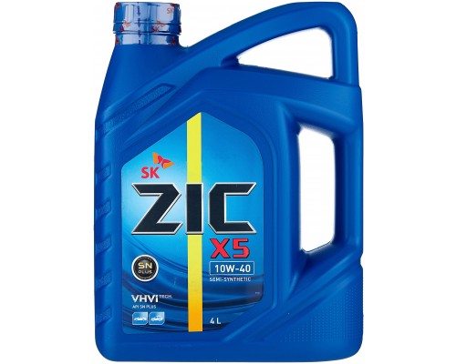 Моторное масло ZIC X5 10W-40, 4 л