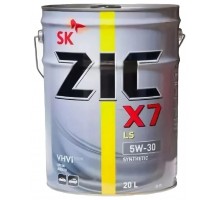 Моторное масло ZIC X7 LS 5W-30, 20 л