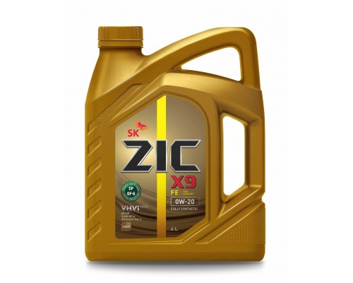 Моторное масло ZIC X9 FE 0W-20, 4 л