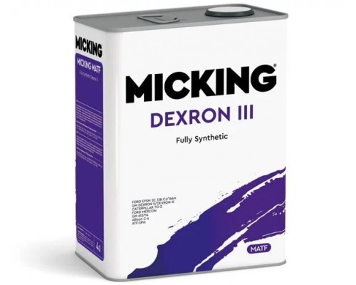 Трансмиссионное масло Micking ATF DEXRON III, 4 л