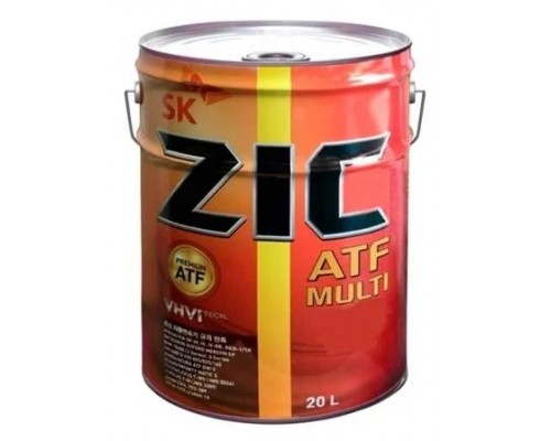 Трансмиссионное масло ZIC ATF Multi, 20 л