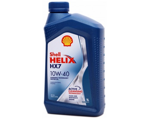 Моторное масло SHELL Helix HX7 10W-40, 1 л