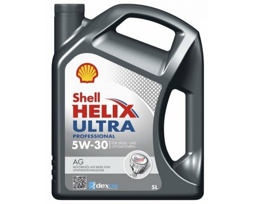 Моторное масло SHELL Helix Ultra Professional AG 5W-30, 5 л