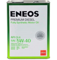 Моторное масло ENEOS Premium Diesel 5W-40, 4 л