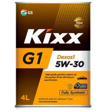 Моторное масло Kixx G1 Dexos1 5W-30 SN Plus, 4 л