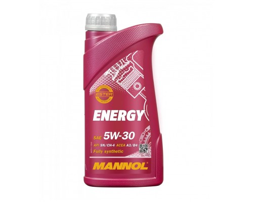 Моторное масло Mannol ENERGY 5W-30 SN A3/B4, 1 л