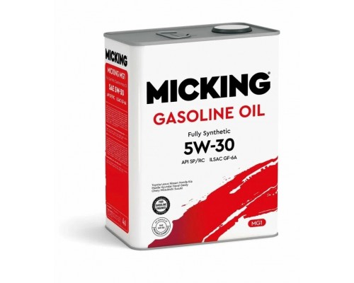 Моторное масло Micking Gasoline Oil MG1 5W-30, 4 л