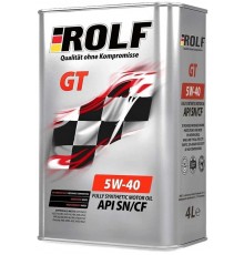 Моторное масло ROLF GT SAE 5W-40, 4 л